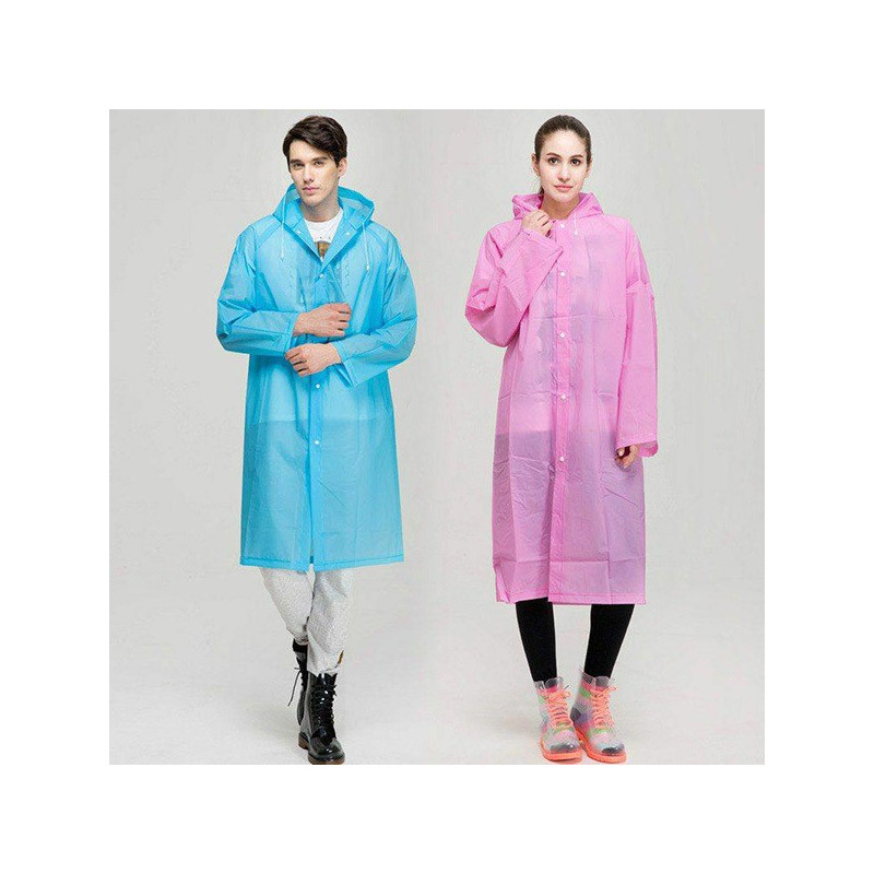 پانچو بارانی کوهنوردی دکمه ای