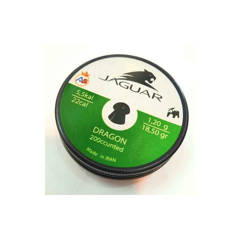 ساچمه تفنگ بادی جکوار دراگون کالیبر 5.5